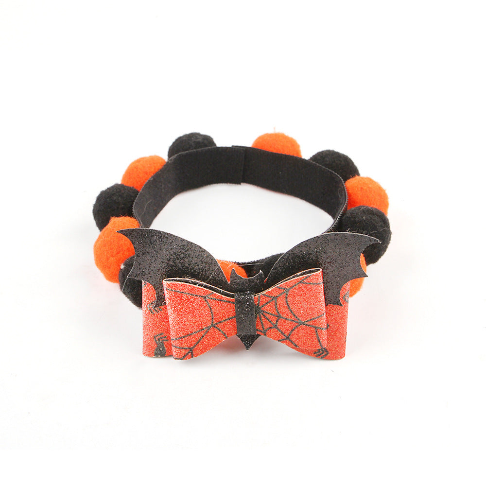 Pupvex Halloween Pumpkin Pet Collar  Cat  Dog