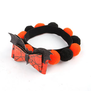 Pupvex Halloween Pumpkin Pet Collar  Cat  Dog