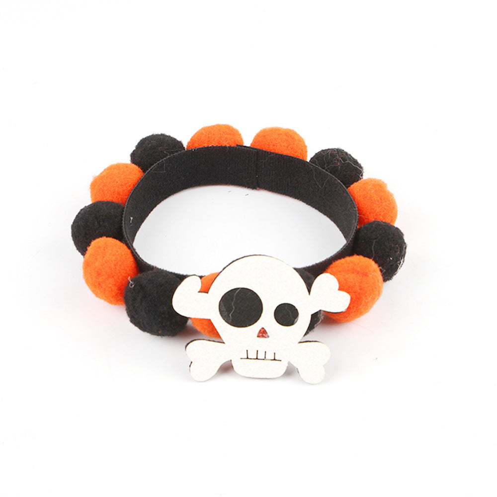 Pupvex Halloween Pumpkin Pet Collar  Cat  Dog
