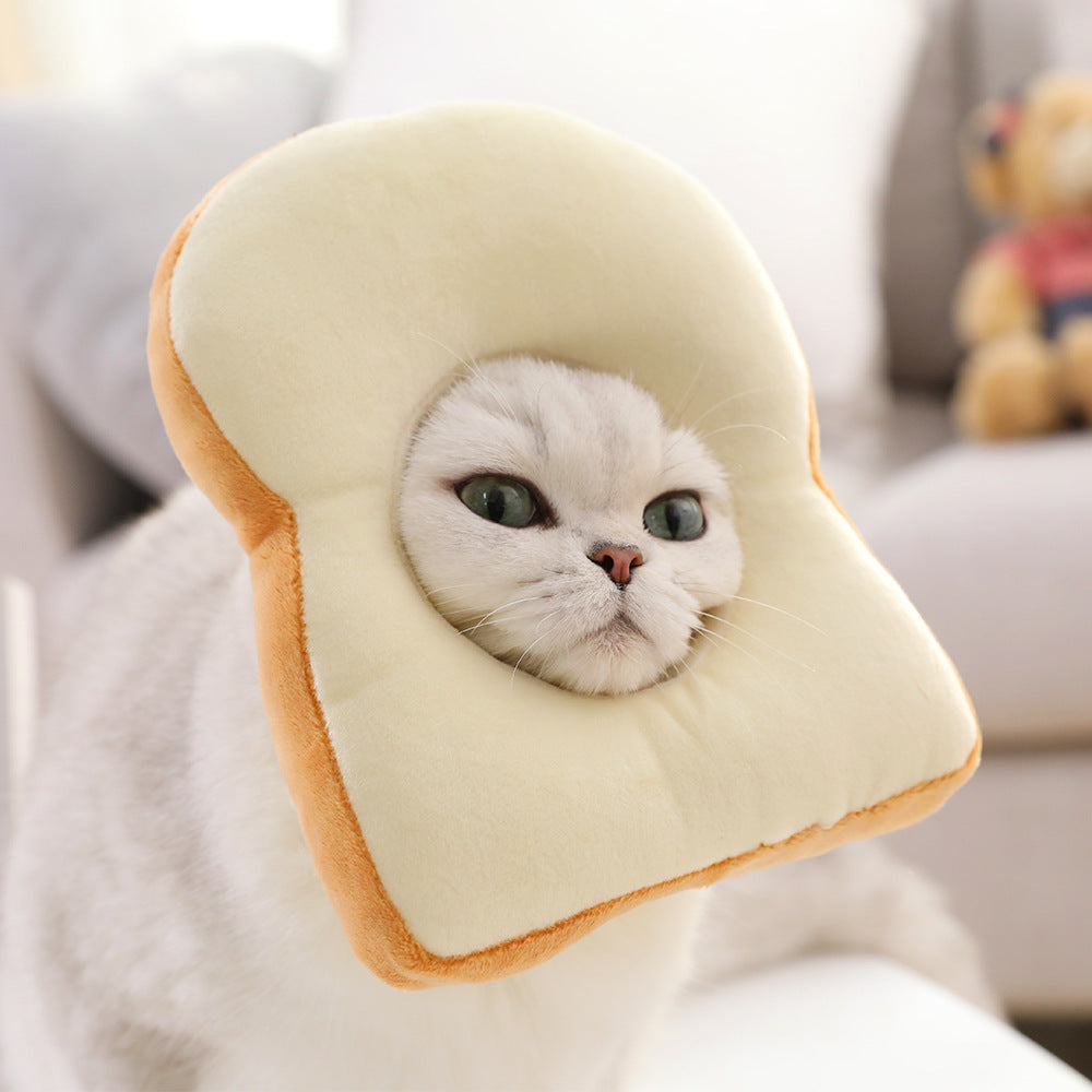 Pupvex Kitty Toast Headgear  Funny Pet Costume