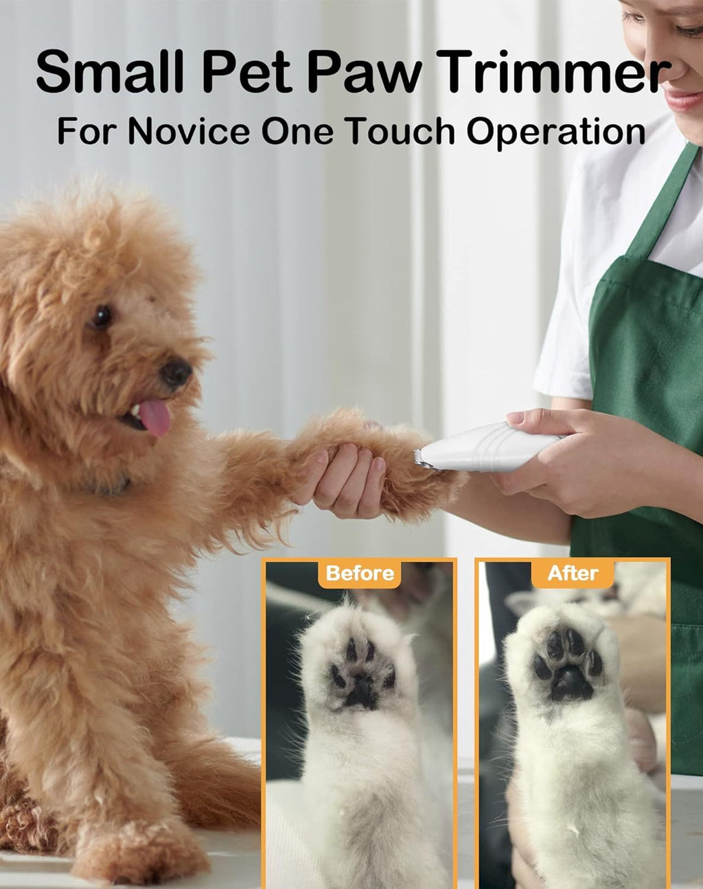 Pupvex Cordless Pet Paw Trimmer