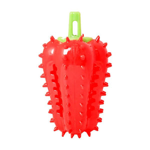 Pupvex Dog Teething Chili Toy  Chew  Play