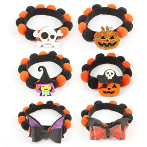 Pupvex Halloween Pumpkin Pet Collar  Cat  Dog