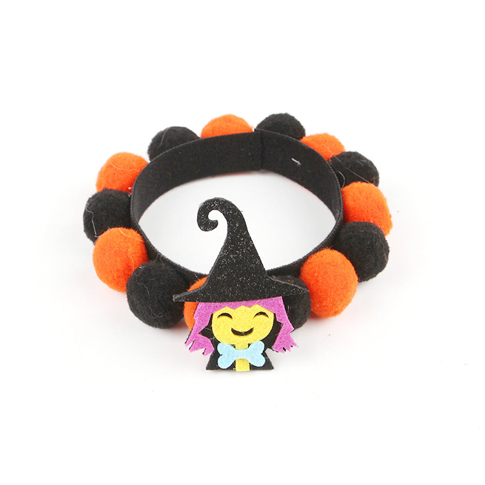 Pupvex Halloween Pumpkin Pet Collar  Cat  Dog