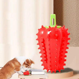 Pupvex Dog Teething Chili Toy  Chew  Play